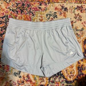 Adidas Women's Light Blue Athletic Shorts